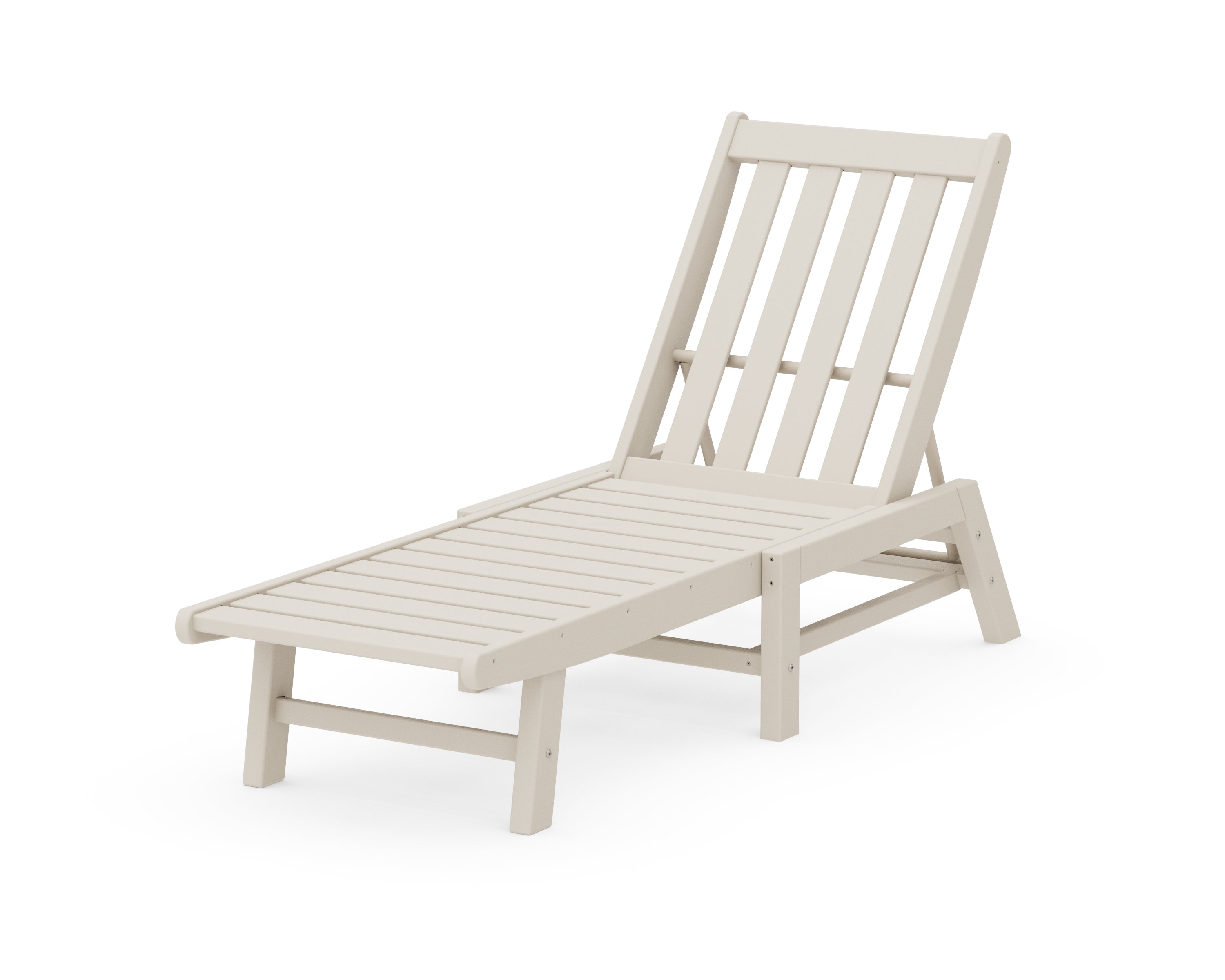 POLYWOOD® Vineyard Chaise in Sand