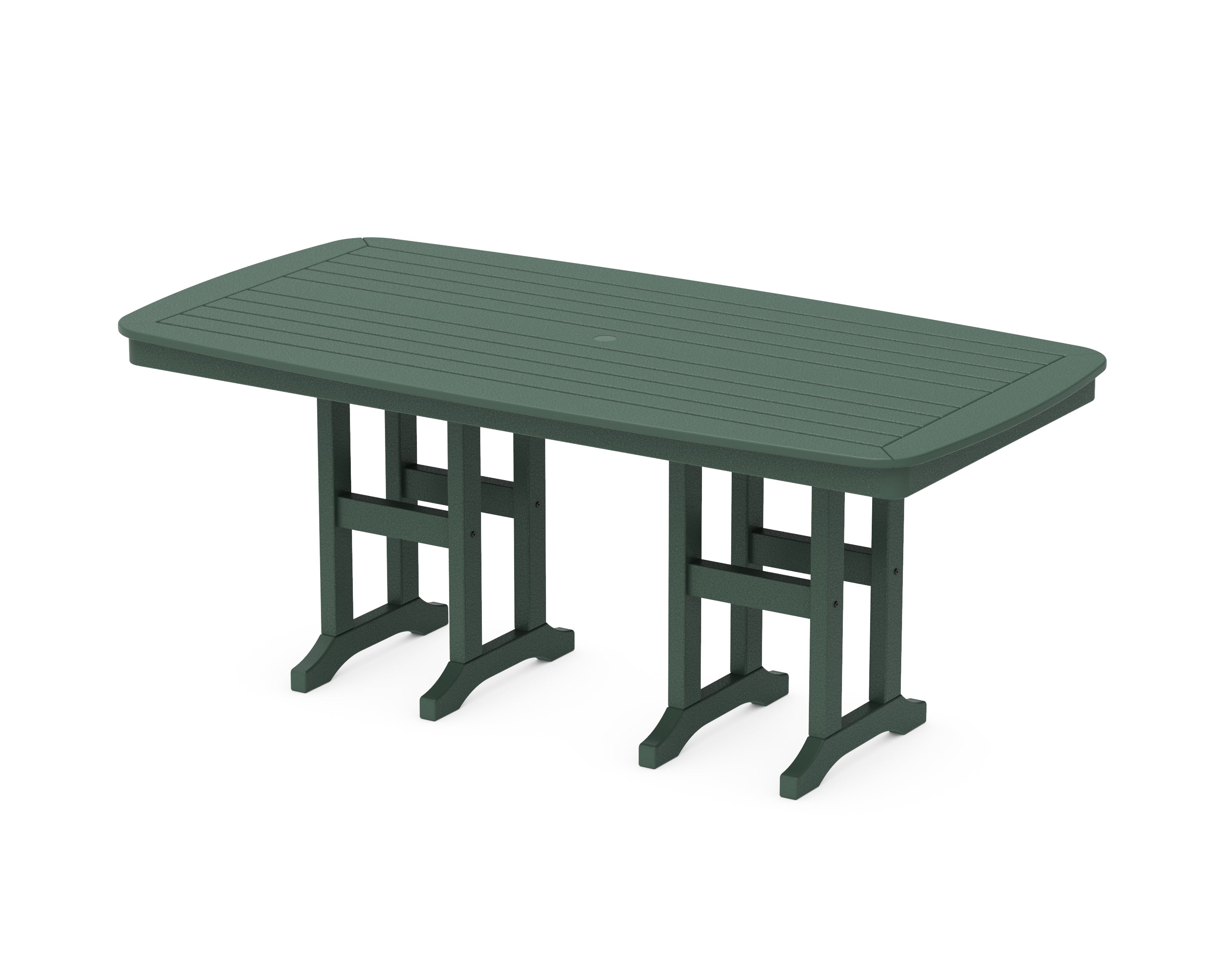 POLYWOOD® Nautical 37" x 72" Dining Table in Green