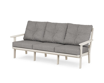 POLYWOOD® Mission Deep Seating Sofa in Sand / Grey Mist