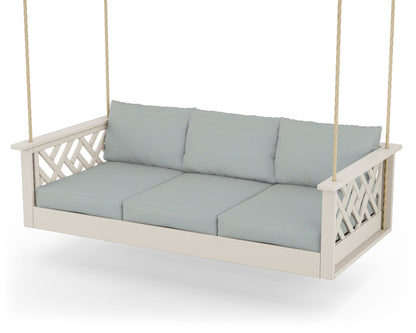 POLYWOOD® Chippendale Daybed Swing in Sand / Spa