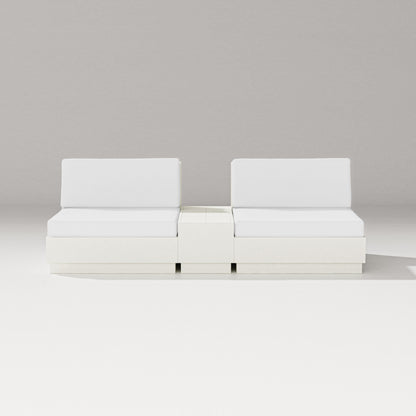 PW Designer Series Elevate Lounge Chair Set in Vintage White / Natural