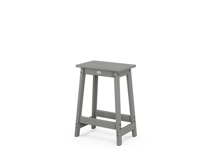 POLYWOOD® Modern Studio Counter Stool in Slate Grey
