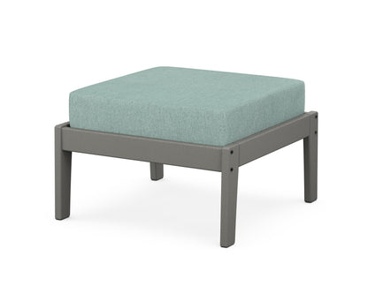 Unbranded Deep Seating Ottoman in Slate Grey / Glacier Spa