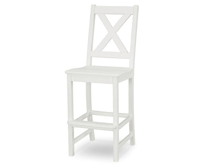 POLYWOOD® Braxton Bar Side Chair in White