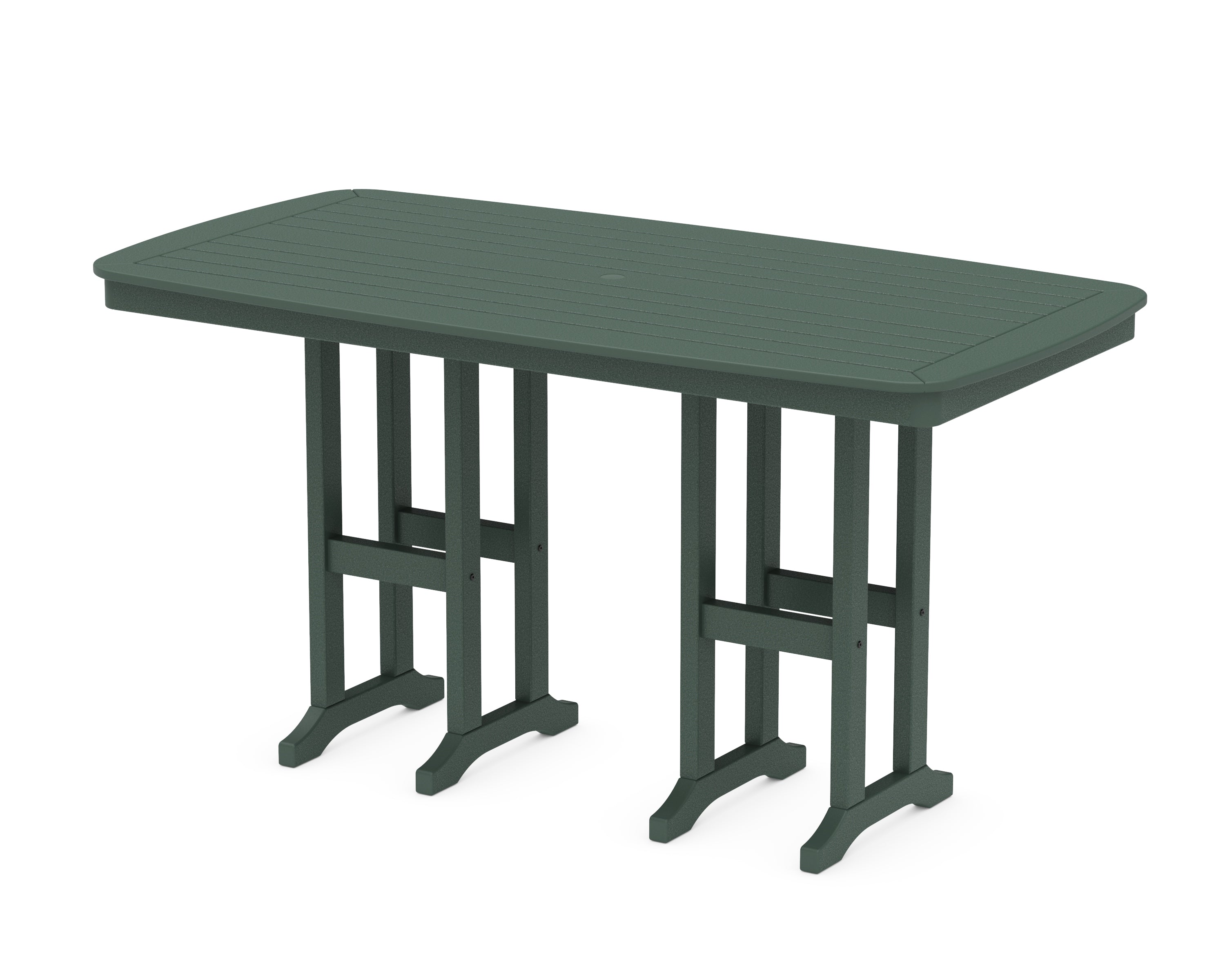 POLYWOOD® Nautical 37" x 72" Counter Table in Green