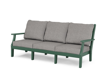 Country Living Wovendale Deep Seating Sofa in Green / Grey Mist