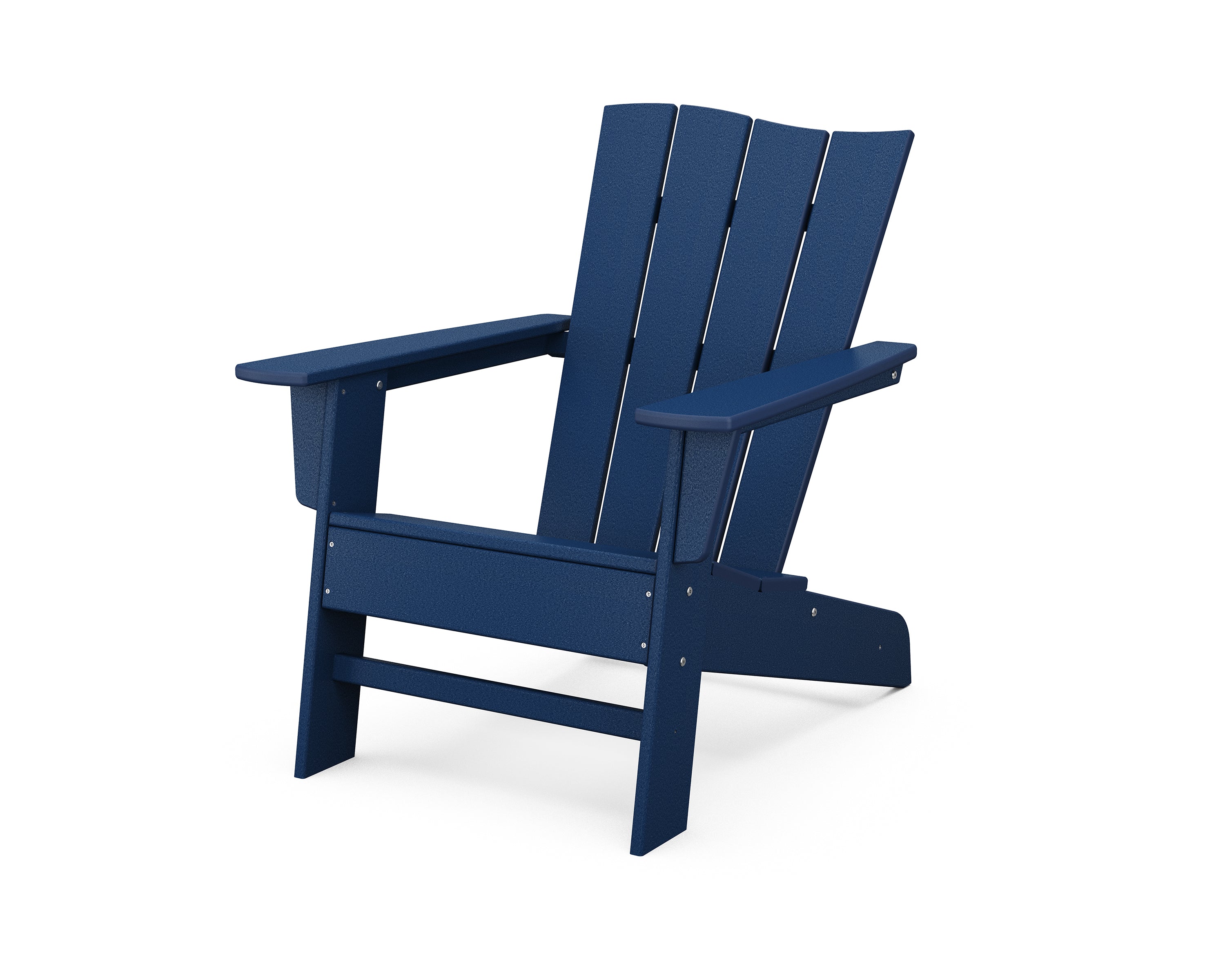 POLYWOOD® The Wave Chair Left in Navy