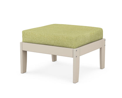 Unbranded Modular Ottoman - Classic in Sand / Chartreuse Boucle