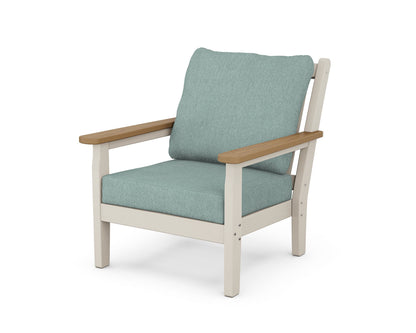 POLYWOOD® Chippendale Deep Seating Chair in Sand / Natural / Glacier Spa