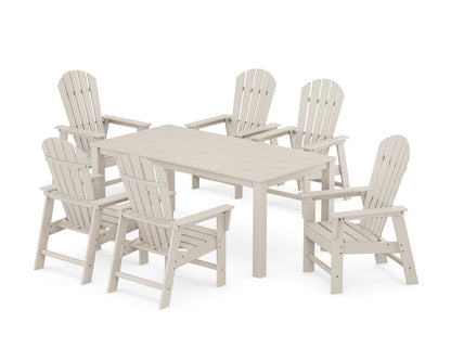 POLYWOOD® South Beach 7-Piece Parsons Dining Set in Sand