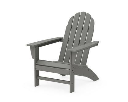 POLYWOOD® Vineyard Adirondack Chair in Slate Grey