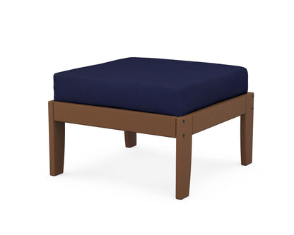 Unbranded Modular Ottoman - Classic in Teak / Navy