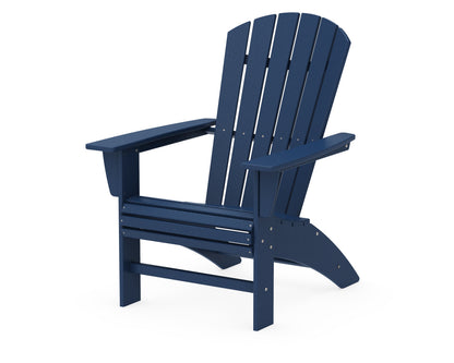 POLYWOOD® Nautical Curveback Adirondack Chair in Navy