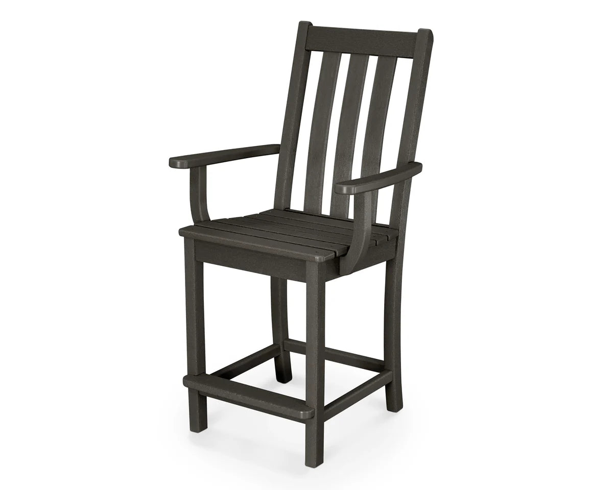 Vineyard Counter Arm Chair