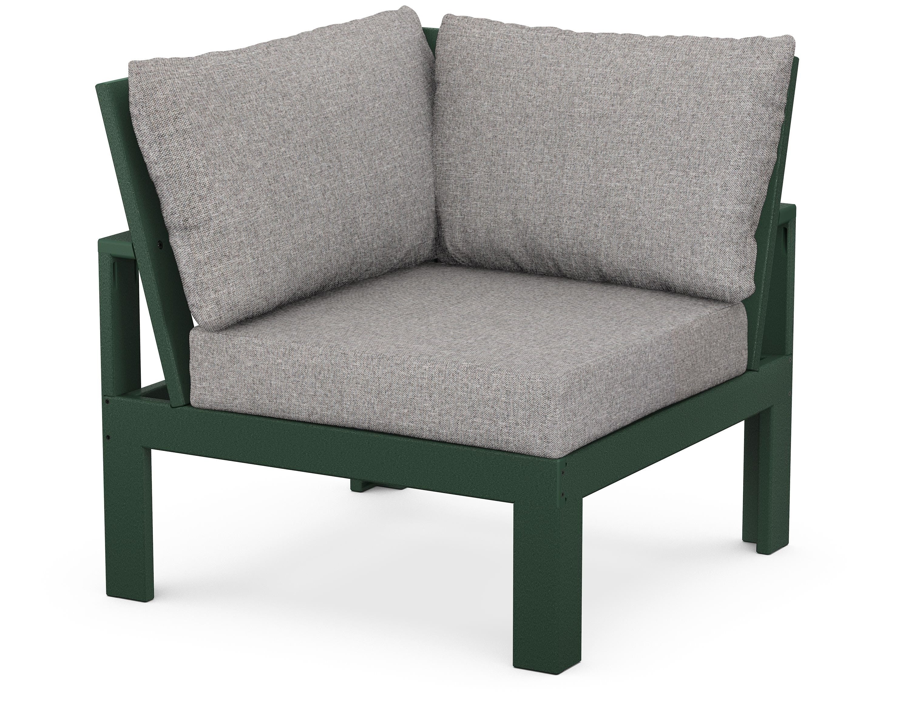 Unbranded Modular Corner Chair in Green / Grey Mist