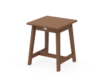 POLYWOOD® Studio Side Table  in Teak