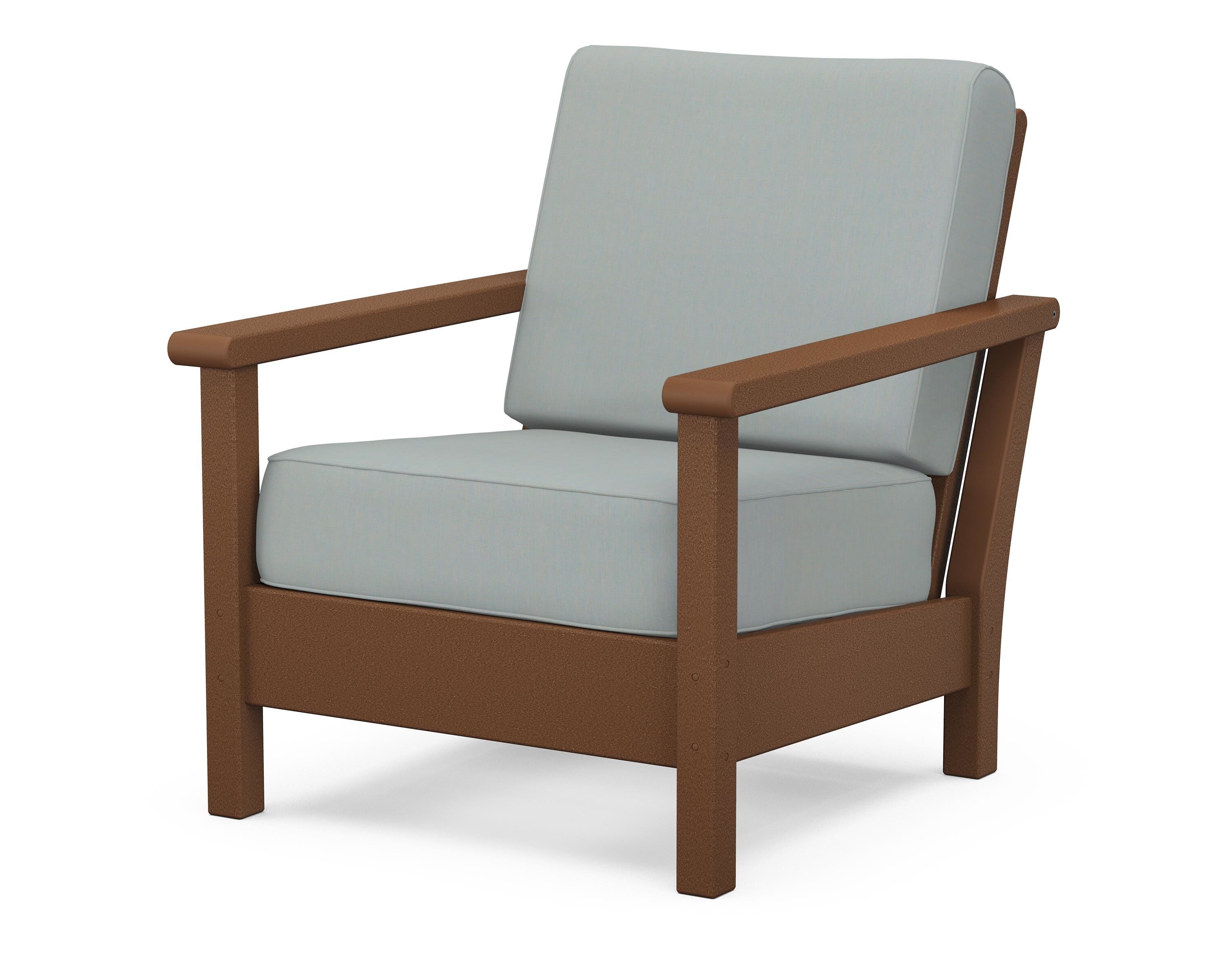 POLYWOOD® Harbour Deep Seating Chair in Teak / Spa