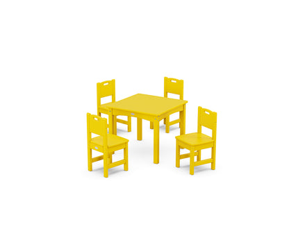 POLYWOOD® Toddler 5-Piece Dining Set in Lemon