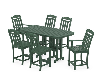 Country Living Cottage 7-Piece Counter Set in Green