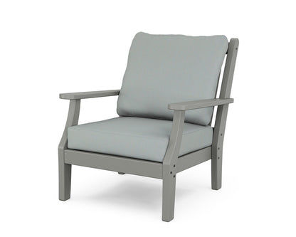 Country Living Wovendale Deep Seating Chair in Slate Grey / Spa
