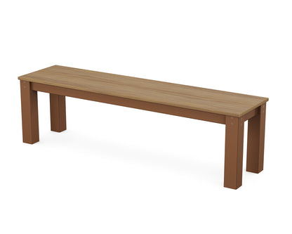 POLYWOOD® Parsons 60" Bench in Teak / Natural
