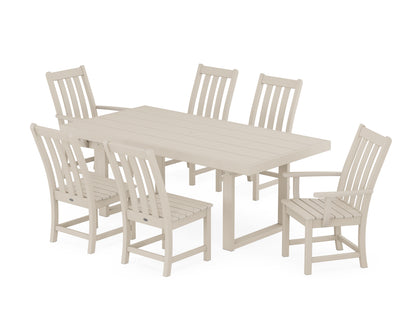 POLYWOOD® Vineyard 7-Piece Dining Set in Sand