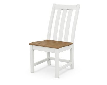 POLYWOOD® Vineyard Dining Side Chair in White / Natural