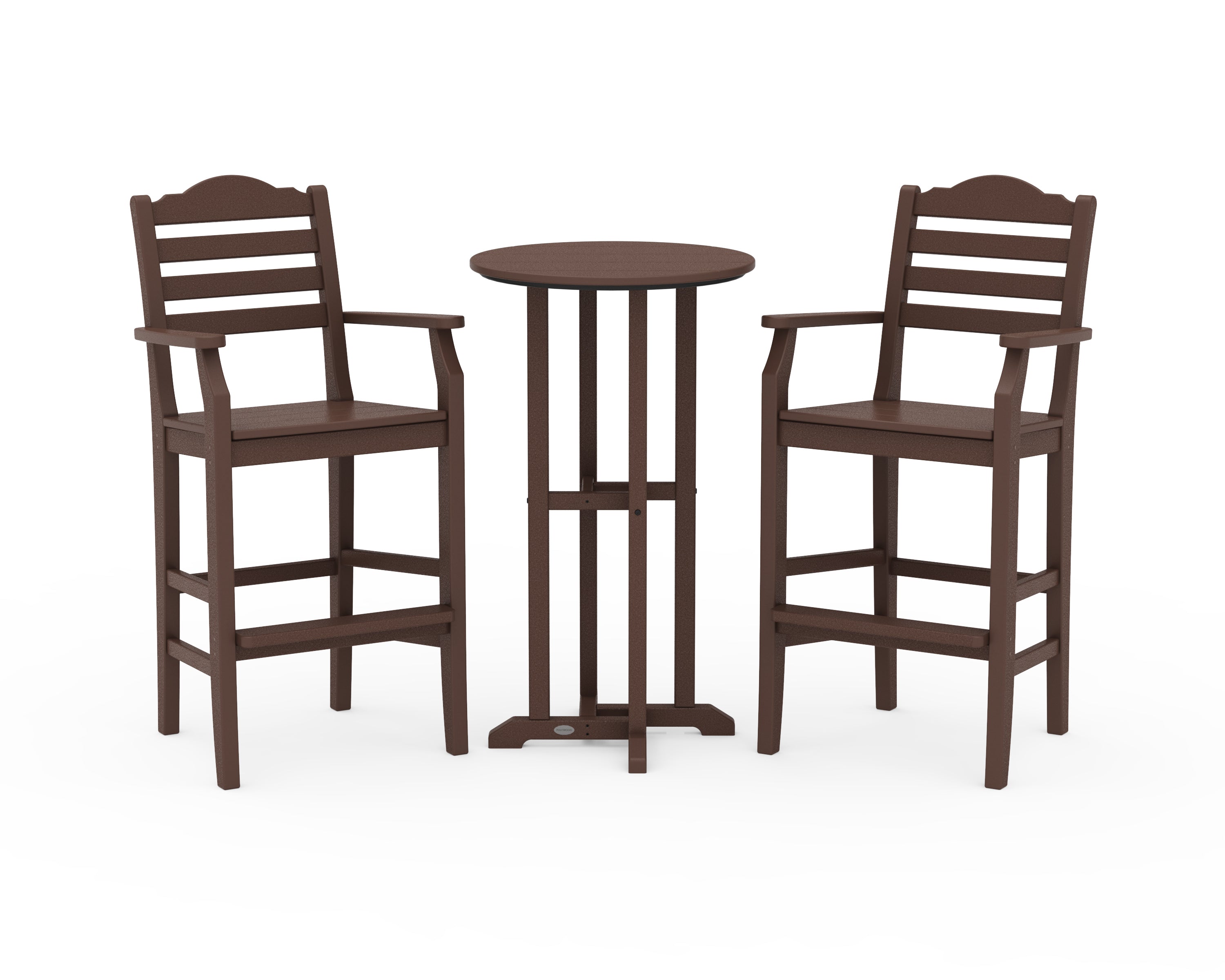 Draper James™ by  POLYWOOD® Savannah 3-Piece Farmhouse Bar Set in Mahogany