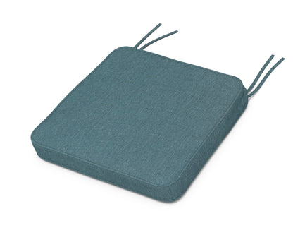 Martha Stewart by POLYWOOD® Chinoiserie Side Chair Seat Cushion in Ocean Teal