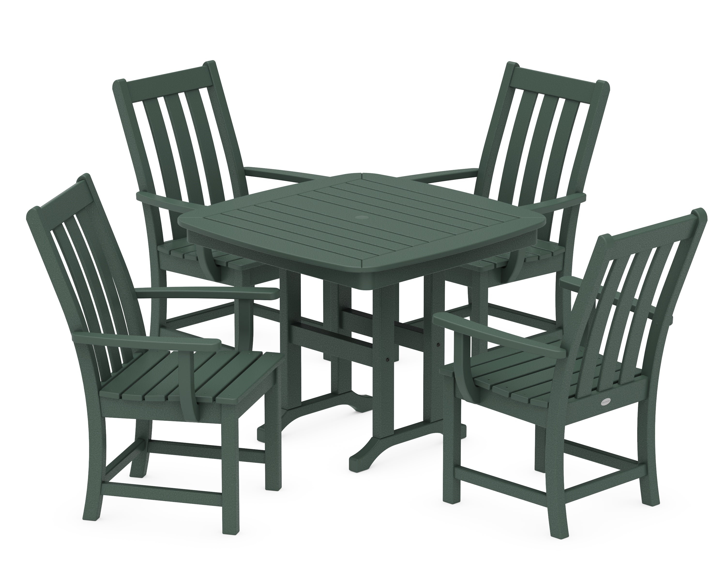POLYWOOD® Vineyard 5-Piece Dining Set in Green