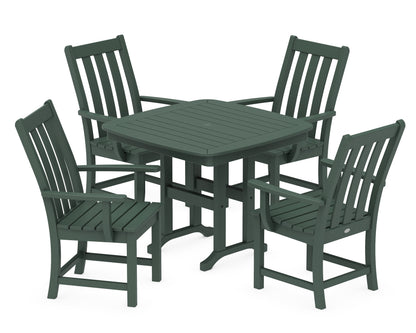 POLYWOOD® Vineyard 5-Piece Dining Set in Green