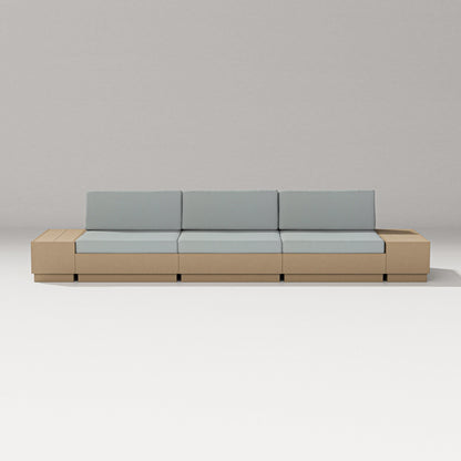 PW Designer Series Elevate Straight Sectional in Vintage Sahara / Spa