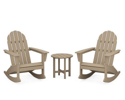 Vineyard 3-Piece Adirondack Rocking Chair Set