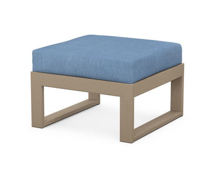 Unbranded Modular Ottoman - Modern in Vintage Sahara / Sky Blue