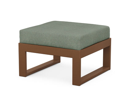 Unbranded Modular Ottoman - Modern in Teak / Cast Sage