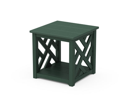 POLYWOOD® Chippendale Accent Table in Green