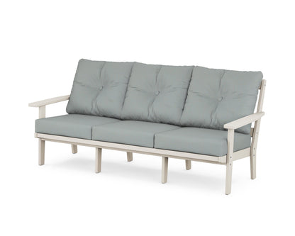 POLYWOOD® Prairie Deep Seating Sofa in Sand / Spa