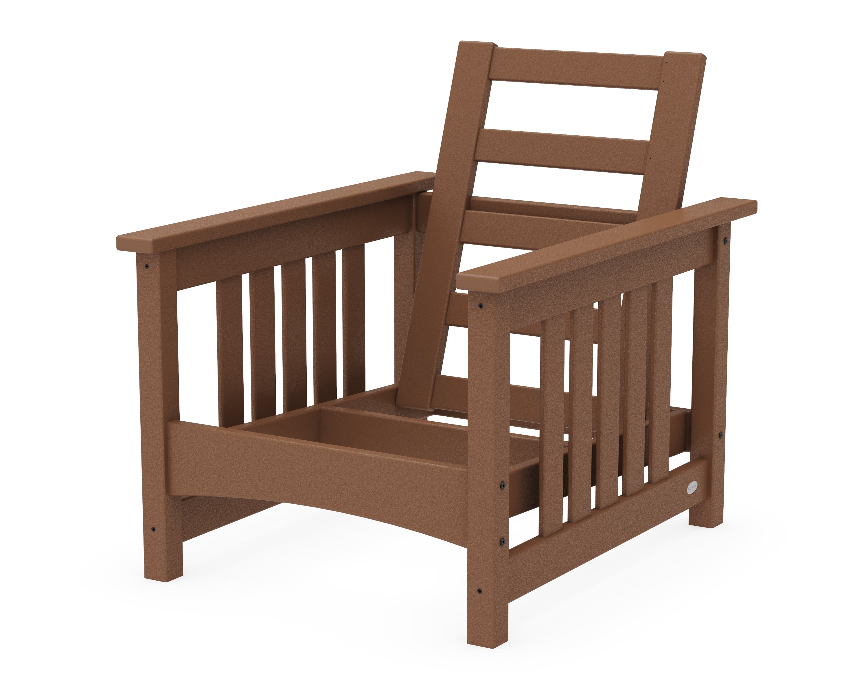 POLYWOOD® Club Mission Chair Frame in Teak