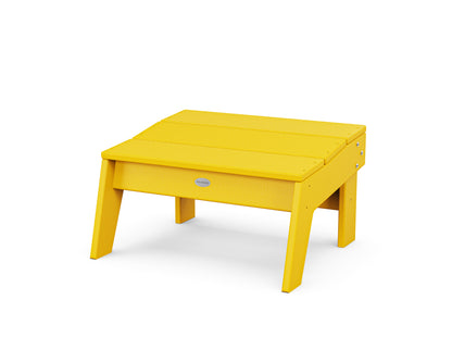 POLYWOOD® Modern Studio Oversized Ottoman in Lemon