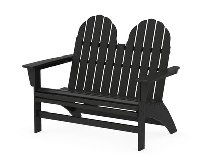 POLYWOOD® Vineyard 48" Adirondack Bench in Black