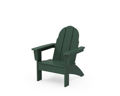 POLYWOOD® Kids Vineyard Adirondack Chair in Green
