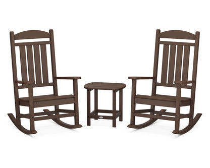 POLYWOOD® Presidential Rocker 3-Piece Set in Mahogany