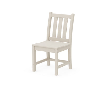 POLYWOOD® Traditional Garden Dining Side Chair in Sand
