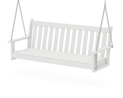 POLYWOOD® Vineyard 60" Porch Swing in White