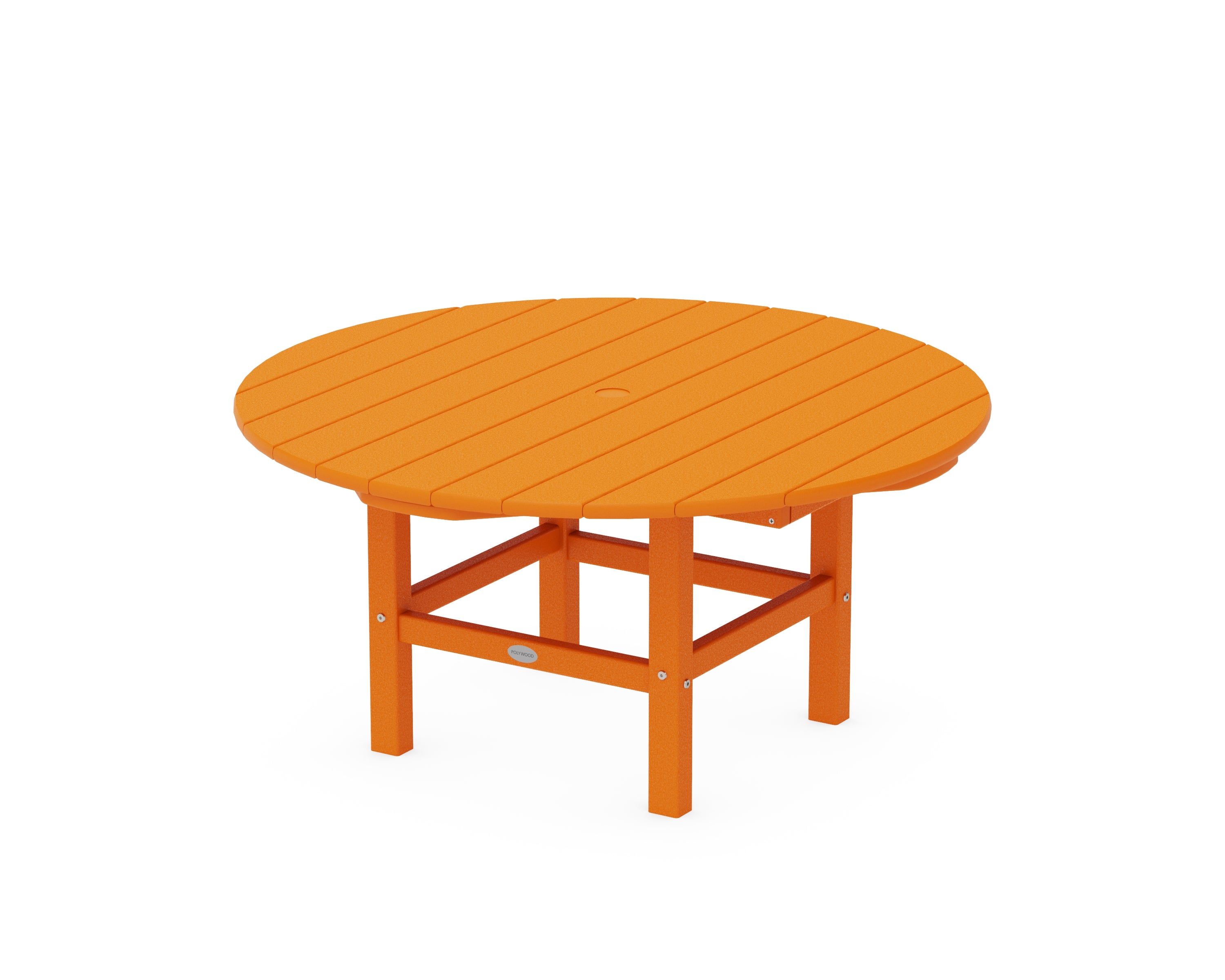 POLYWOOD® Round 37" Conversation Table in Tangerine