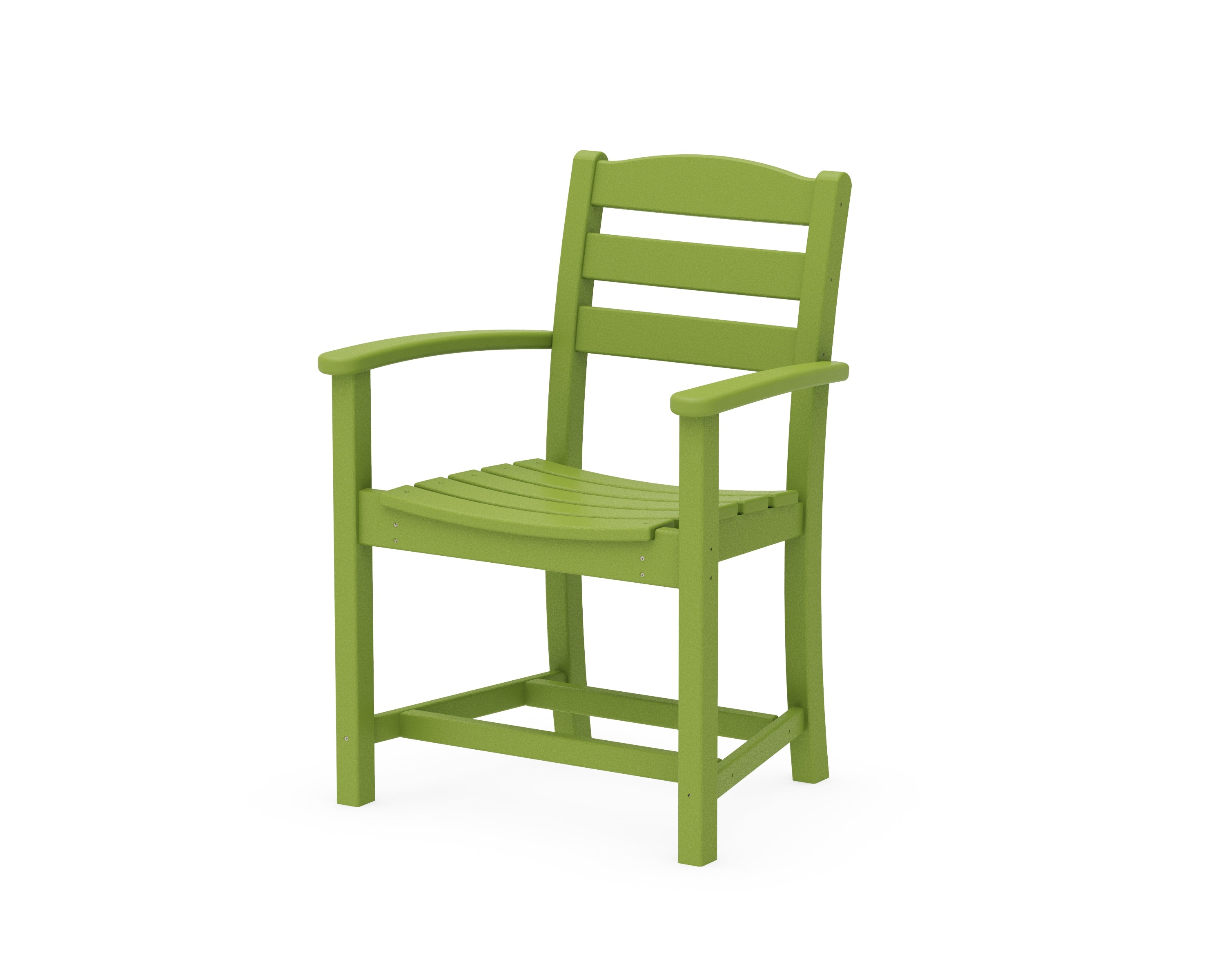 POLYWOOD® La Casa Café Dining Arm Chair in Lime