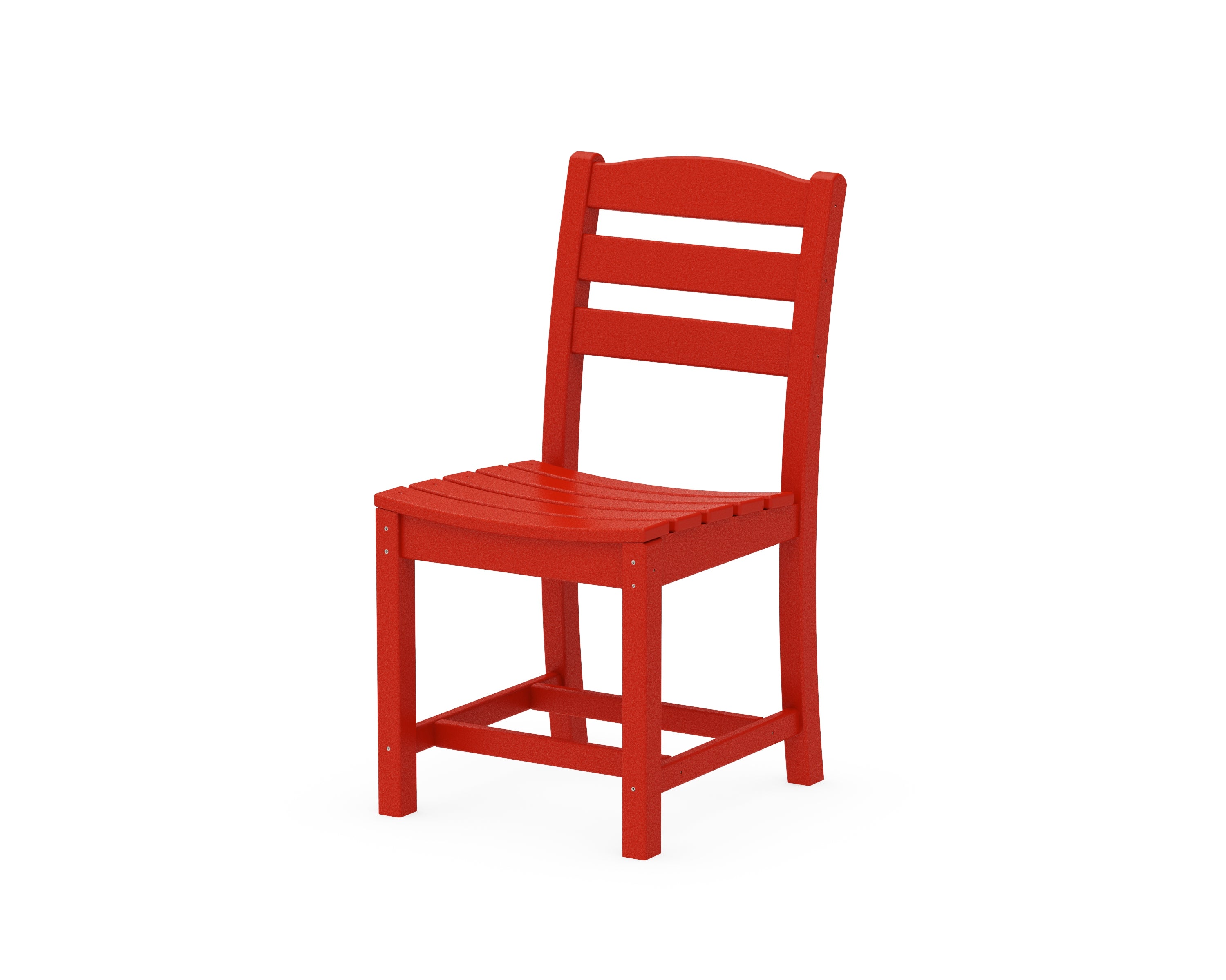 POLYWOOD® La Casa Café Dining Side Chair in Sunset Red