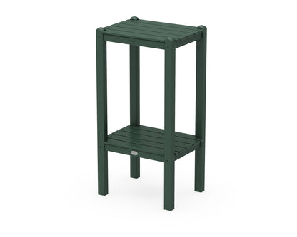 POLYWOOD® Two Shelf Bar Side Table in Green