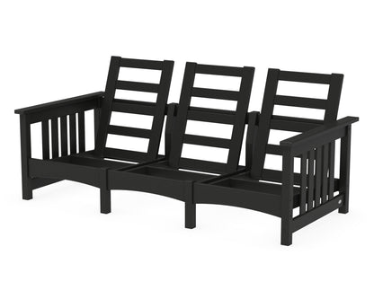 POLYWOOD® Club Mission Sofa Frame in Black