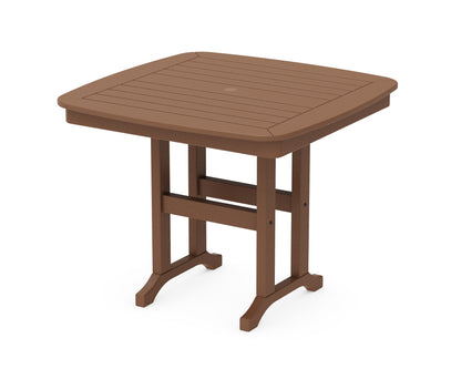 POLYWOOD® Nautical 37" Dining Table in Teak